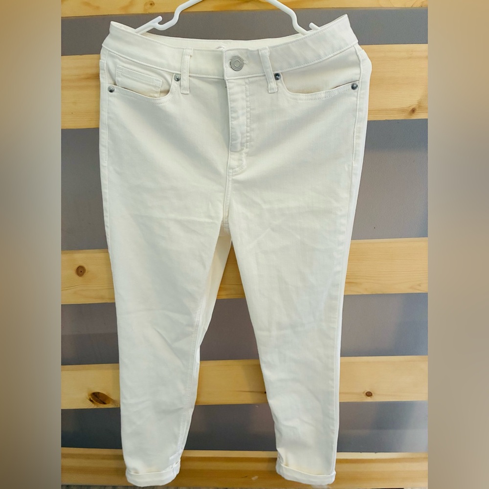 LC Lauren Conrad White Skinny Jeans